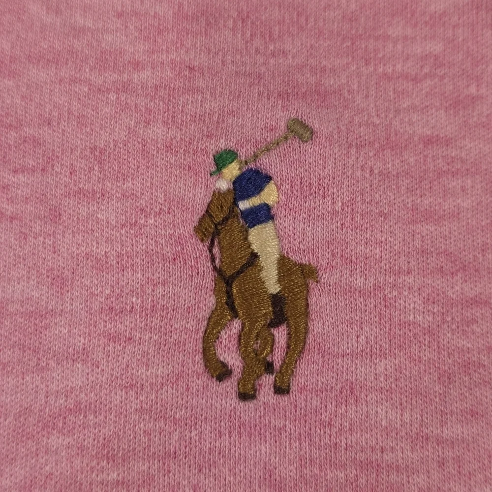 Polo Ralph Lauren Heather Pink Classic Fit Polo Men's XXL Cotton Short Sleeve